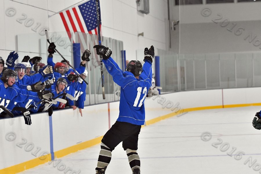 Wheaton College Men\'s Ice Hockey vs Middlesex Community College. - Photo By: KEITH NORDSTROM